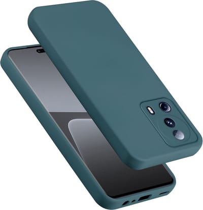 Cadorabo Hoesje geschikt voor Xiaomi 13 Lite in LIQUID GROEN - Beschermhoes gemaakt van flexibel TPU silicone Case Cover