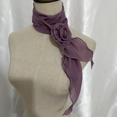 26Kleuren Decoratieve Hoofddoek Effen Roze Geknoopte Sjaal Sjaal Sjaal Bloemen Zonwerende Hoofddoek Dames Kantoor Sjaal 15x120cm black