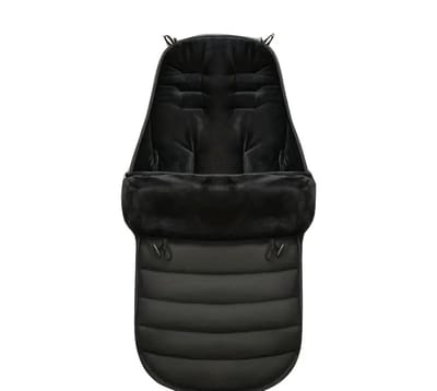 Gezellige Dikke Fleece Kinderwagen Voetenzak – Warme, Winddichte & Waterafstotende Winter Voetmuff – Universeel Model – Comfortabele Voetsteunhoes voor Baby’s – Grijs of Zwart