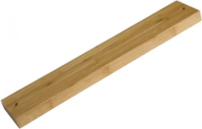 Yaxell Messenstrip van Bamboe 34,5 cm – Magnetisch en Duurzaam – Voor 5 Messen – Inclusief Bevestigingsmateriaal – Veilig en Stijlvol