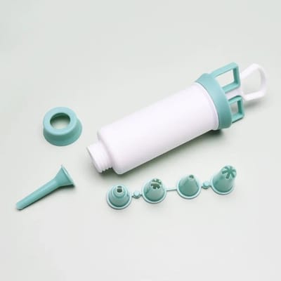 Ensemble Pistolet Décoration Crème Gâteau Douilles Pièce Fleur Costume Pâtisserie DIY Fabrication Cookie Seringue Muffin Dessert Extrudeuse Outil de Cuisine white