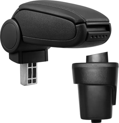 Armsteun-Opel Karl-2015- 1. generatie-kunstleer-zwart