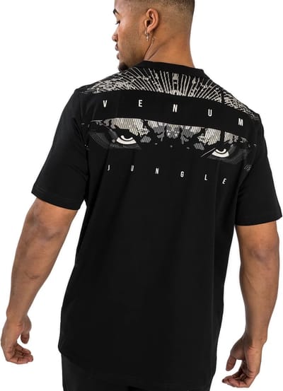 Venum Gorilla Jungle T-Shirt Katoen Zwart Wit - S