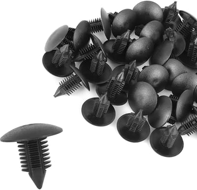 Dailygoods- Bouten 10 mm - Klinknagels - Kunststof - Bevestigingsclip - Set van 40 stuks - Geschikt voor autobumpers en deuren