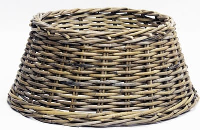 Rotan kerstboomhuls - 60 cm - Grijs