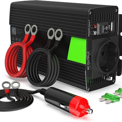 ApexArte® Omvormer 12v 230v Zuivere Sinus - Spanningsomvormer