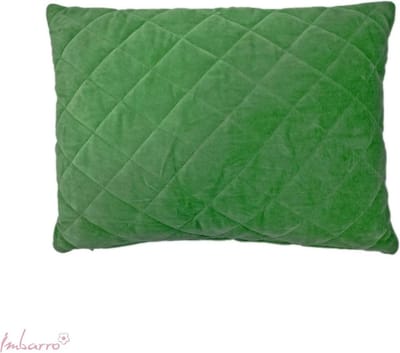 Imbarro - Kussen - Sierkussen - Zaya - Green - Groen - 100 % katoen velvet - 35x50cm