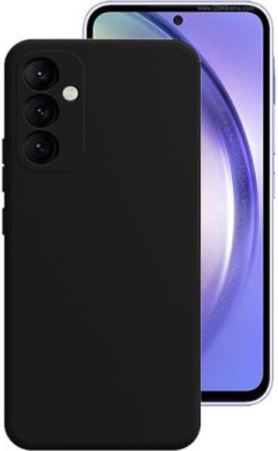 Cityhoesje – Backcover – Geschikt voor – Samsung A35 – Akhterkantje – Zwart