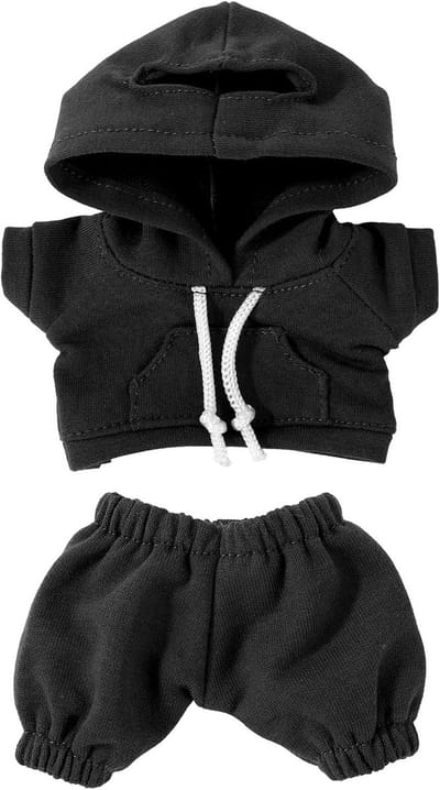 Set Poppenkleding: Hoodie en Broek voor 17cm Poppen