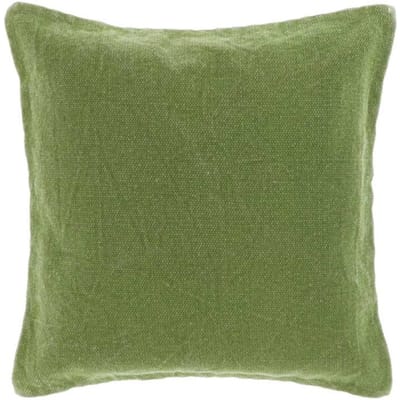 Unique Living kussen loek 45x45cm olive green