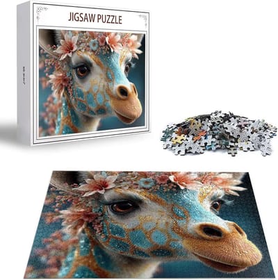 Houten Puzzel - Legpuzzel Volwassenen - Ontspanning Thuis - Premium Kwaliteit Hout - 3000 Stukjes 122x81cm - Bloemenmotief