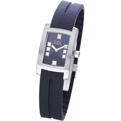 Horloge SOL 10011/2. Kwarts, Kleur zwart. Vrouw.