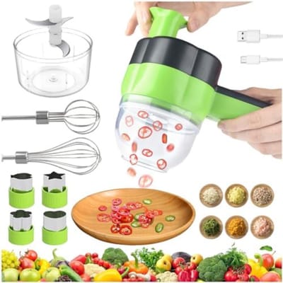 Groentesnijder Electrisch - Groentensnijder Electrisch - Groentesnijder Machine - Elektrische Groentesnijder - Foodprocessor - Uiensnijder