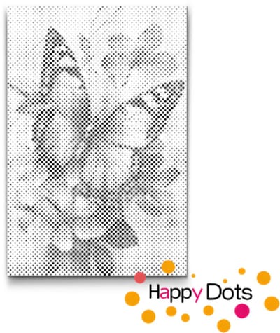 HappyDots DOT Painting Bloemen met Vlinders 13