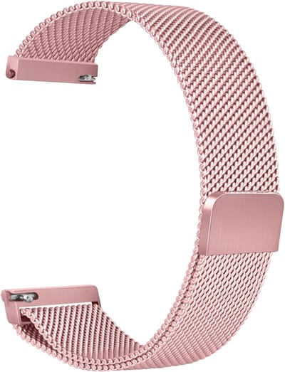 Premium Milanese Magnetische Bandje Rosegoud geschikt voor Garmin Venu 3s / Vivoactive 4s / Forerunner 265s & 255s – Verstelbaar, Ademend & Stijlvol