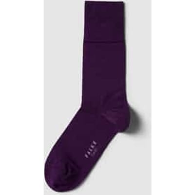 FALKE Tiago eenkleurig fil d'Ecosse katoen sokken heren blauw - maat 41-42