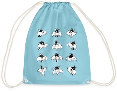 Looney Tunes Sylvester Facial Expressions Gymtas