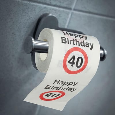 Grappig Toiletpapier 30e Verjaardag Cadeau - Feestartikel met Opdruk