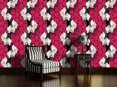 Flowers Floral Photo Wallcovering