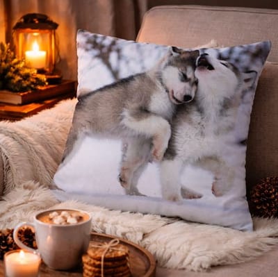 Velvet Loyal Companions Collection Kussenhoes - Hond - 45x45 cm