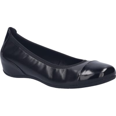 JOSEF SEIBEL Dames Ballerina Florina 01 in zwart