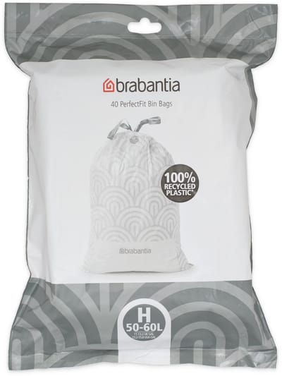 Brabantia PerfectFit Vuilniszakken - 50/60 l - Code H - 40 stuks