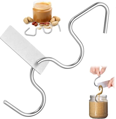 Pindakaasmixer - Mixergereedschap - Multifunctionele roestvrijstalen notenboterhandmixer - Jammenggereedschap - Keukengereedschap - Geschikt voor het mengen van alle soorten boter, pinda's, jam