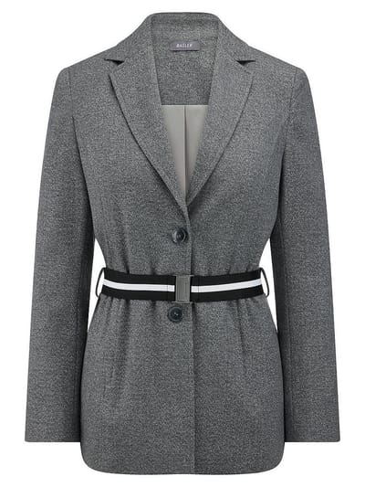Iets verlengde blazer Van BASLER grijs