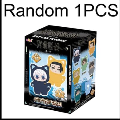 Jujutsu Kaisen Blind Box Seizoen 2 Gojo Satoru Kattenpark Feest Pluche Pop Tas Hanger Miniatuur Collectie Kinderen Kerstcadeau Trendy Speelgoed