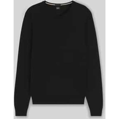 Regular fit gebreide pullover van pure scheerwol, model 'BARAM-L'