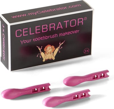 My Celebrator Sex Toys voor vrouwen- 3 stuks gift pack clitoris vibrator - Vibrators voor vrouwen - Oral B Elektrische Tandenborstel Gift pack 3 stuks - My Celebrator Vibrators - Clitoris Stimulator - Vibrator Incognito My Celebrator Sex Toys