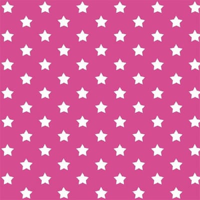 Decoratie plakfolie roze met sterren 45 cm x 2 meter zelfklevend - Meidenkamer decoratie - Decoratiefolie - Meubelfolie