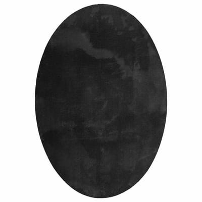 vidaXL - Tapijt - HUARTE - Zwart - 140 - x - 200 - cm - 100% - Polyester