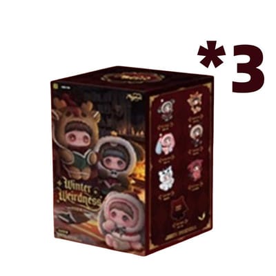 Maymei Winter Vreemd Kerst Pluche Blind Box Gevulde Pop Figuurtje Schattig Kerst Meisje Cadeau Populair Speelgoed Verzamelspeelgoed Zacht Pluche