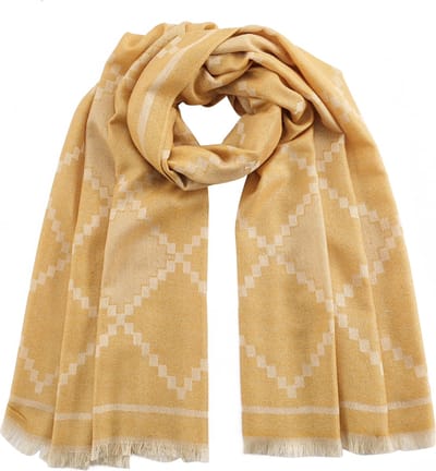 Emilie scarves – sjaal – goud - lang - glitter