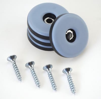 16 Stuks Meubelglijders Rond Ø 30 mm - PTFE Coating - Duurzaam en Functioneel