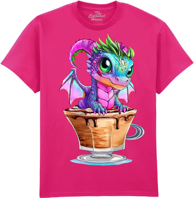 Draak Mocha Latte Dragon The Coloured House T-shirt M