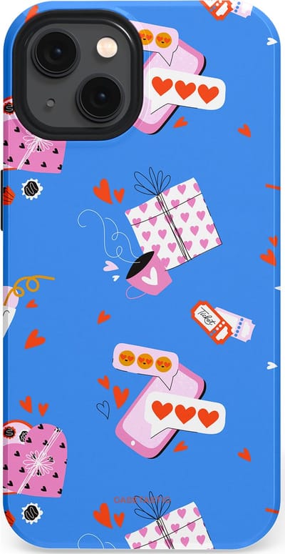 Casetastic Hoesje Geschikt voor Apple iPhone 13 Magsafe - Stijlvolle Beschermende Duo-layer Case - Romantische Date