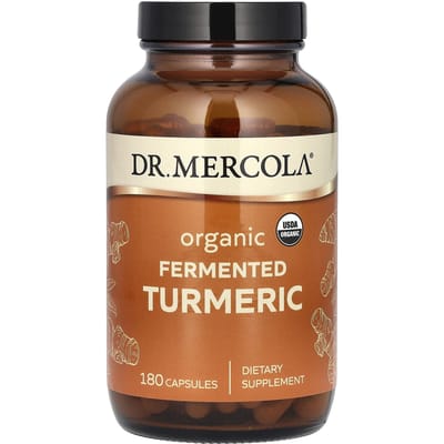 Dr. Mercola, Curcuma Fermenté, 180 Comprimés