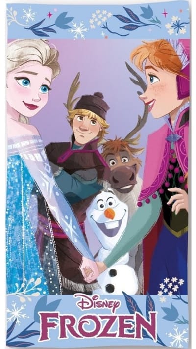Disney - Frozen - Strandlaken - Handdoek - 70x140Cm - 100% Katoen