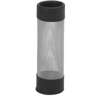 Dailygoods- Filterbescherming Verbeterd - Roestvrijstalen Beschermhoes - Voorfilter Garnalenveilig - Eenvoudig te Installeren - Veilig voor Vissen - Verlengt Levensduur Filtermateriaal - Aquariumfilter