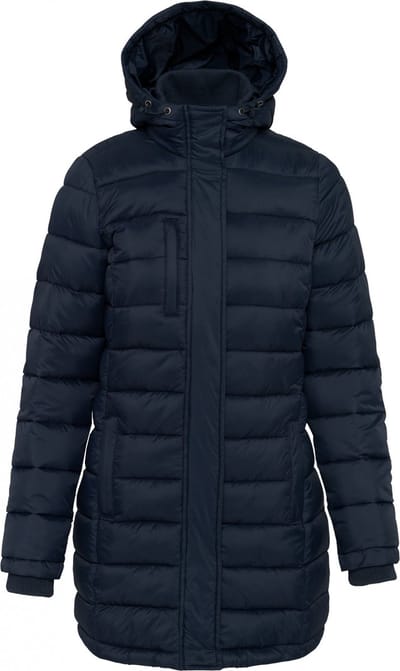 Kariban Lichte damesparka met capuchon K6129 - Navy - XXL