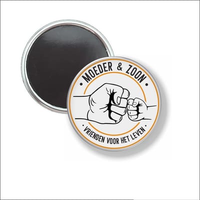 Button Met Magneet 58 MM - Moeder & Zoon - NIET VOOR KLEDING