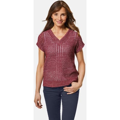 Trui - bordeaux - Gr. 40 van Goldner Fashion