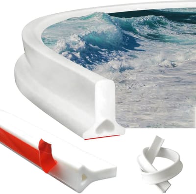 Zelfklevende Siliconen Waterstopstrip voor Douche en Baddeur - Efficiënte Waterdichting