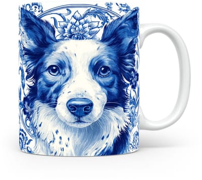 Mok IJslandse herdershond Beker voor koffie of tas voor thee, cadeau voor dierenliefhebbers, moeder, vader, collega, vriend, vriendin, kantoor, opa, oma, hond, kerst, sinterklaas, verjaardag