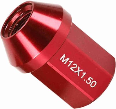 Verklaring van 20 Stuks M12 x 1.5 Gesloten Eind Aluminium Vervangingswielmoeren voor Camaro 1983-2002 - Lichtgewicht, Duurzaam en Corrosiebestendig Auto Onderdelen