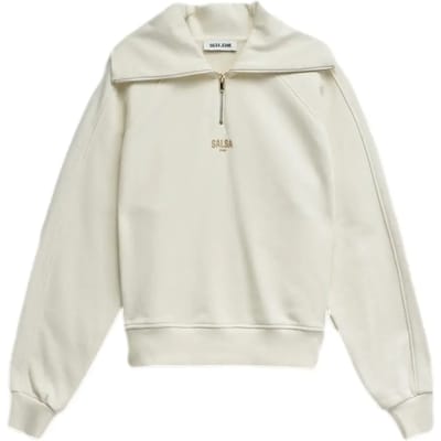 Demi-zip sweatshirt dames Salsa Jeans