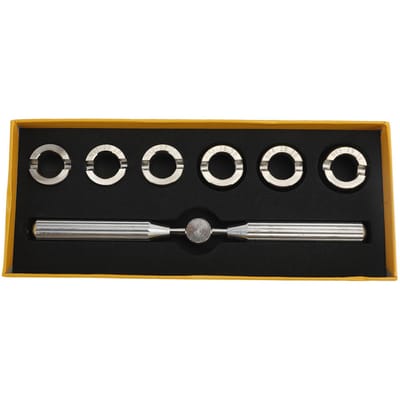 5537 Horlogekastopener 18.50 20.20 22.50 26.50 28.30 29.50mm Legering Draagbare Horlogesluiter Verwijderaar gray