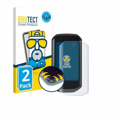 BROTECT - Screenprotector voor Garmin Edge 1050 - Folie Beschermfolie matte volledig dekking 2 Stuks